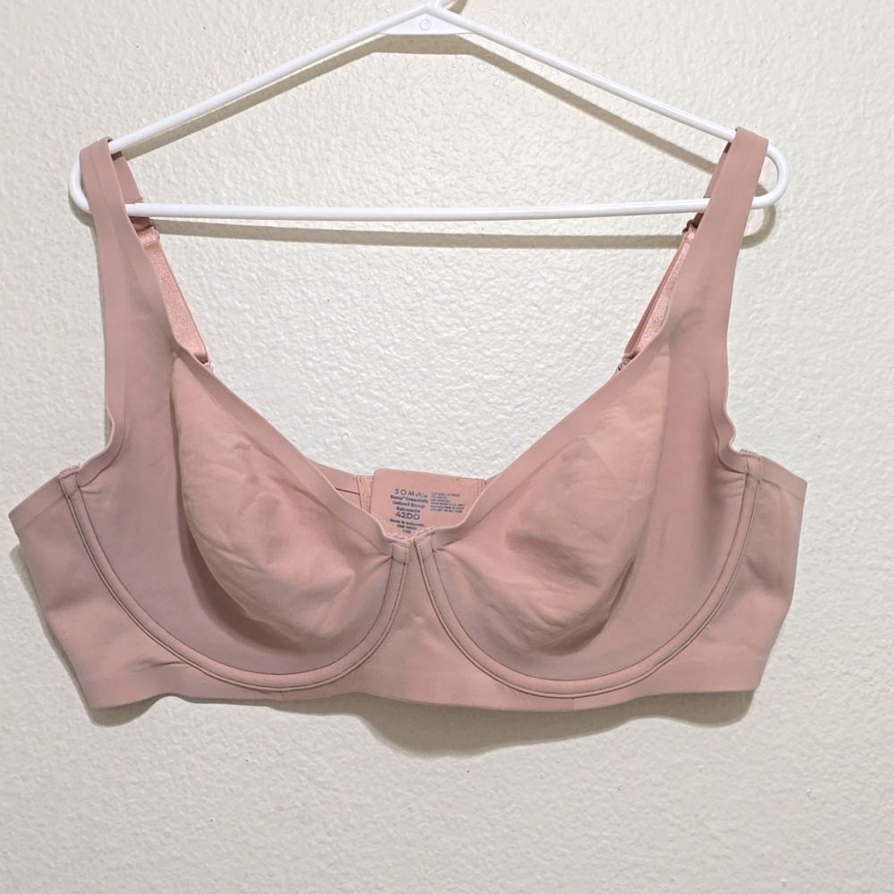 Soma Essentials Unlined Wireless Bra Nude 40DD